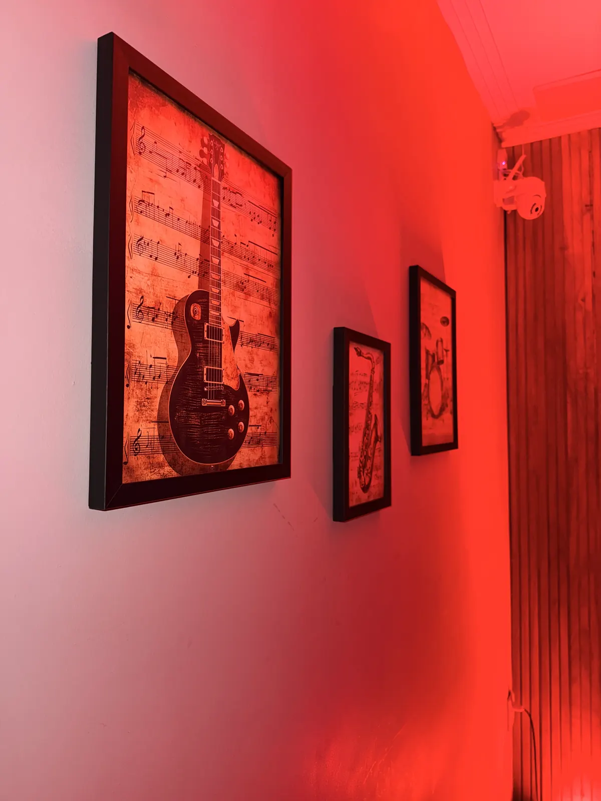 Detalhes da decoração musical